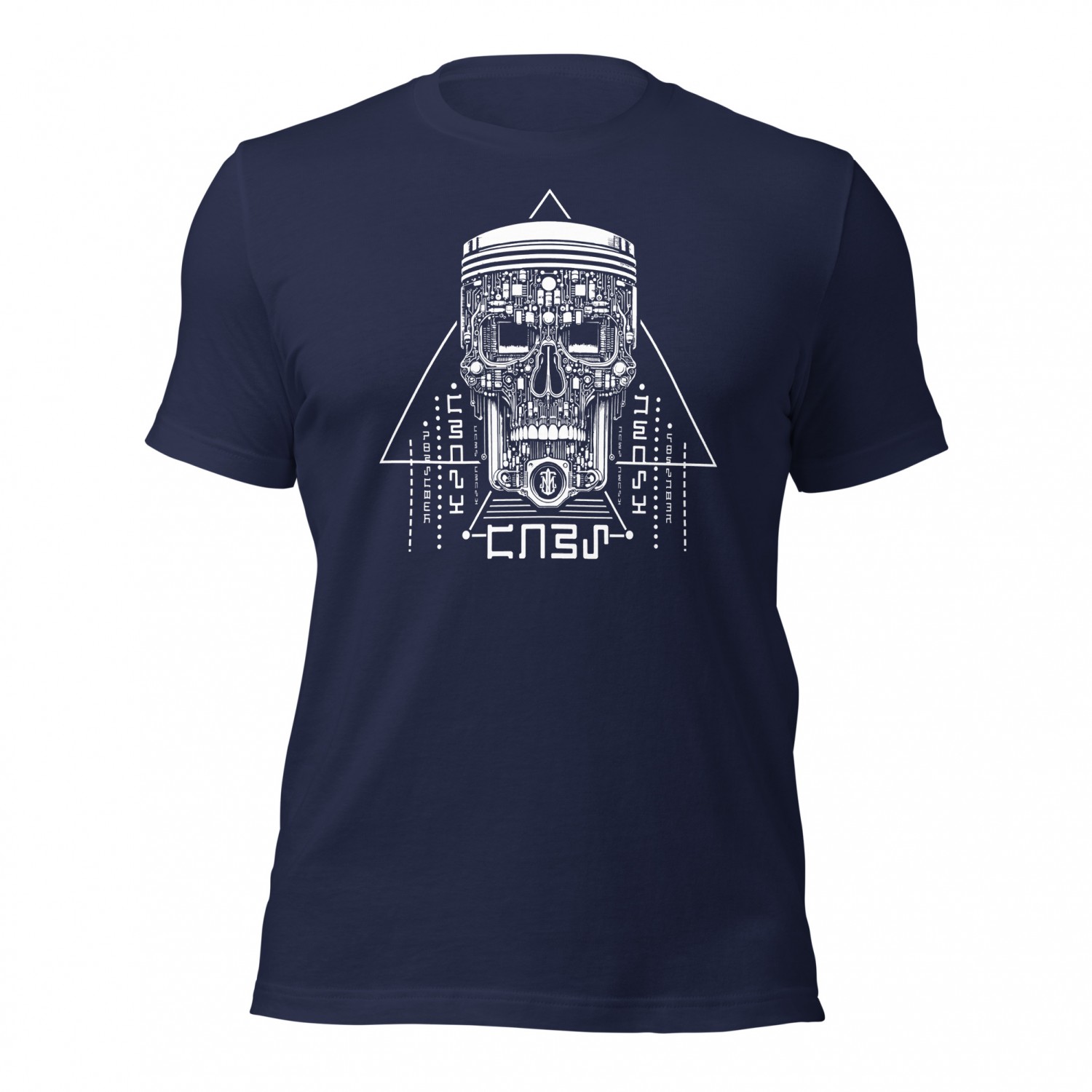 Buy a T-shirt with a skull piston (Crazy Cars)